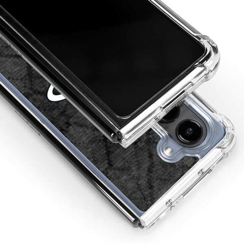 NBA Miami Heat Dark Rust Galaxy Z Fold5 5G Clear Case