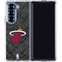 NBA Miami Heat Dark Rust Galaxy Z Fold6 Clear Case