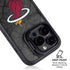 NBA Miami Heat Dark Rust iPhone 14 Pro Kickstand Case