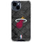NBA Miami Heat Dark Rust iPhone 15 Clear Case