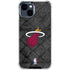 NBA Miami Heat Dark Rust iPhone 15 Clear Case