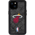 NBA Miami Heat Dark Rust iPhone 15 Plus Waterproof Case
