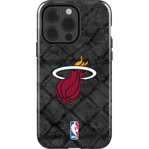 NBA Miami Heat Dark Rust iPhone 15 Pro Impact Case