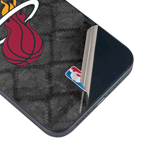 NBA Miami Heat Dark Rust iPhone 15 Skin