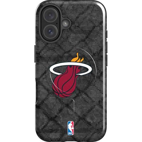 NBA Miami Heat Dark Rust iPhone 16 Magsafe Impact Case