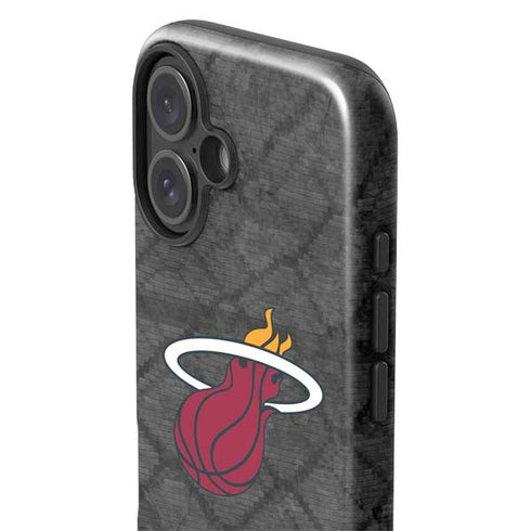 NBA Miami Heat Dark Rust iPhone 16 Plus Impact Case