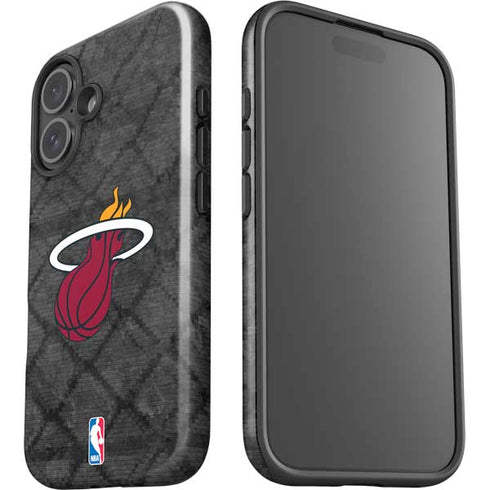 NBA Miami Heat Dark Rust iPhone 16 Plus Impact Case