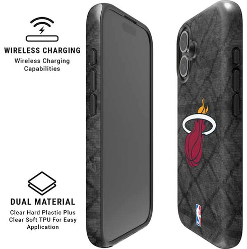 NBA Miami Heat Dark Rust iPhone 16 Plus Magsafe Impact Case