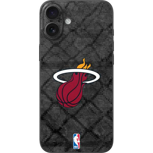 NBA Miami Heat Dark Rust iPhone 16 Plus Skin