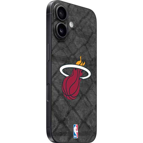 NBA Miami Heat Dark Rust iPhone 16 Plus Skin