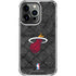 NBA Miami Heat Dark Rust iPhone 16 Pro Clear Case