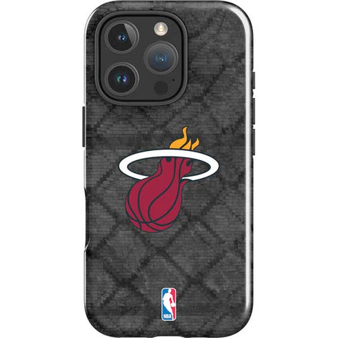 NBA Miami Heat Dark Rust iPhone 16 Pro Impact Case
