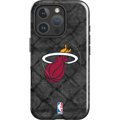 NBA Miami Heat Dark Rust iPhone 16 Pro Magsafe Impact Case