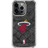 NBA Miami Heat Dark Rust iPhone 16 Pro Max Clear Case