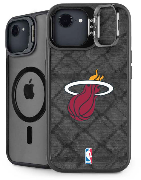 NBA Miami Heat Dark Rust iPhone 16e Kickstand Case
