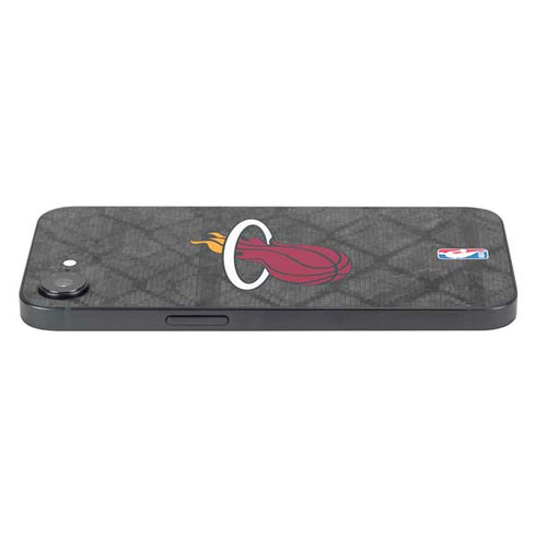 NBA Miami Heat Dark Rust iPhone 16e Skin