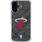 NBA Miami Heat Dark Rust iPhone 17 Clear Case