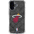 NBA Miami Heat Dark Rust iPhone 17 Clear Case