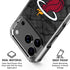 NBA Miami Heat Dark Rust iPhone 18 Pro Clear Case