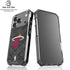 NBA Miami Heat Dark Rust iPhone 18 Pro Clear Case
