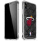 NBA Miami Heat Dark Rust iPhone X/XS Clear Case