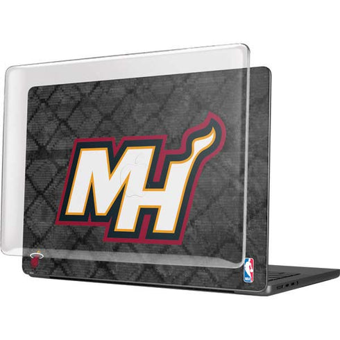 NBA Miami Heat Dark Rust MacBook Pro 14in (2021-24) Case plus Skin