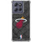 NBA Miami Heat Dark Rust Moto G 5G (2025) Clear Case