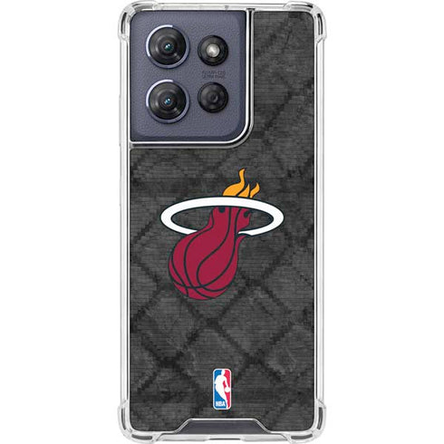 NBA Miami Heat Dark Rust Moto G Power 5G (2025) Clear Case