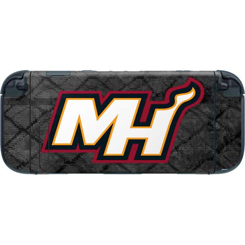 NBA Miami Heat Dark Rust Nintendo Switch 2 (2025) with Joy-Con Skin