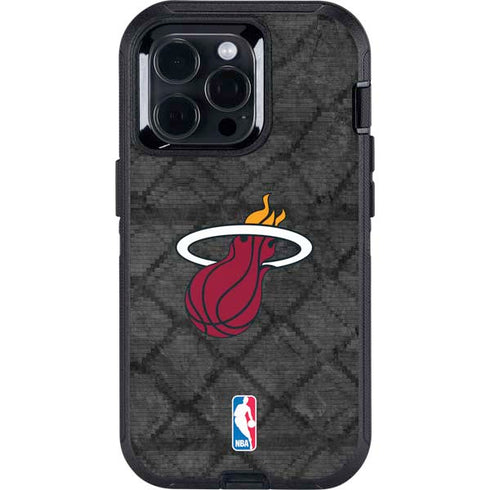 NBA Miami Heat Dark Rust Otterbox Defender iPhone Skin