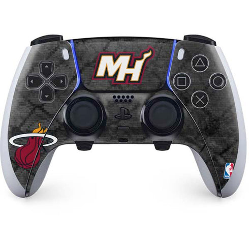 NBA Miami Heat Dark Rust PS5 DualSense Edge Pro Controller Skin