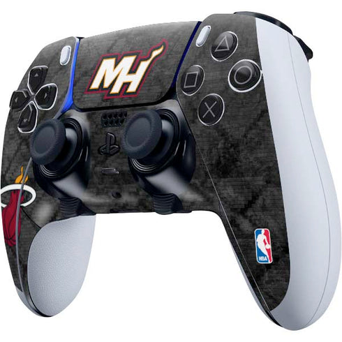 NBA Miami Heat Dark Rust PS5 DualSense Edge Pro Controller Skin