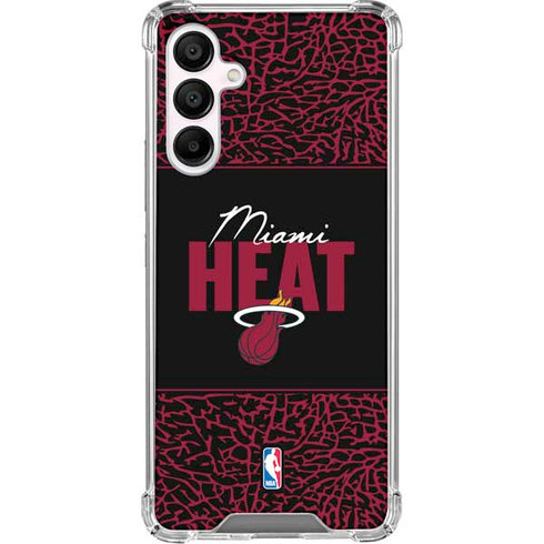 NBA Miami Heat Elephant Print Galaxy A16 5G Clear Case
