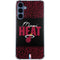 NBA Miami Heat Elephant Print Galaxy A35 5G Clear Case