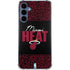 NBA Miami Heat Elephant Print Galaxy A35 5G Clear Case