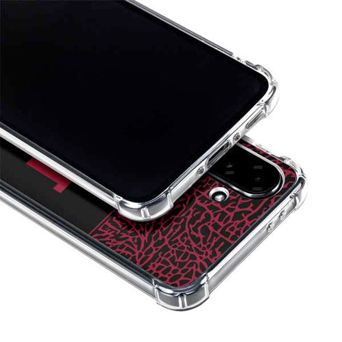NBA Miami Heat Elephant Print Galaxy A36 5G Clear Case