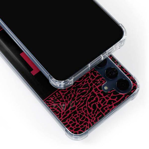 NBA Miami Heat Elephant Print Galaxy A55 5G Clear Case