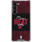 NBA Miami Heat Elephant Print Galaxy S24 FE Clear Case