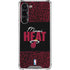 NBA Miami Heat Elephant Print Galaxy S24 FE Clear Case