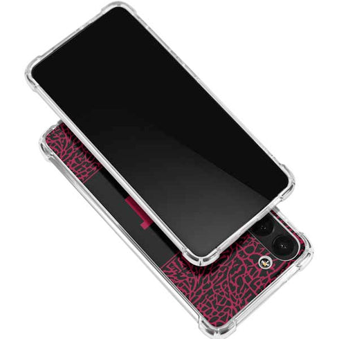 NBA Miami Heat Elephant Print Galaxy S24 FE Clear Case