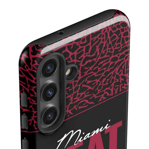 NBA Miami Heat Elephant Print Galaxy S25 Impact Case