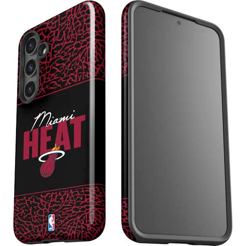 NBA Miami Heat Elephant Print Galaxy S25 Plus Impact Case