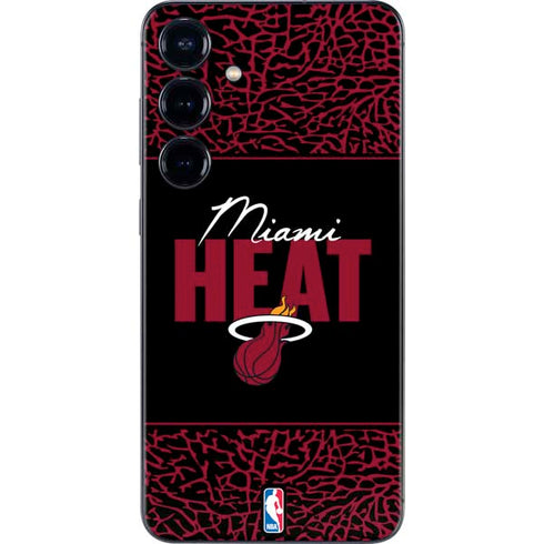 NBA Miami Heat Elephant Print Galaxy S25 Plus Skin