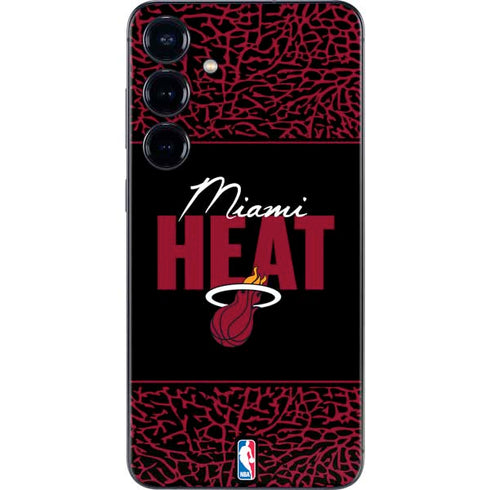 NBA Miami Heat Elephant Print Galaxy S25 Skin