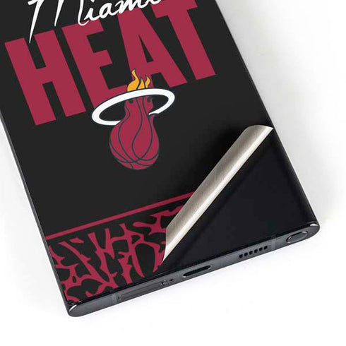 NBA Miami Heat Elephant Print Galaxy S25 Ultra Skin