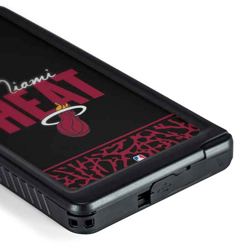 NBA Miami Heat Elephant Print Galaxy S24 Ultra Waterproof Case