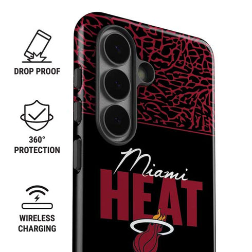 NBA Miami Heat Elephant Print Galaxy S26 Impact Case
