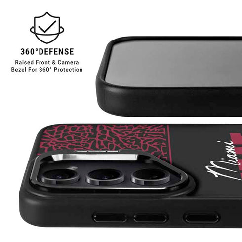NBA Miami Heat Elephant Print Galaxy S26 Kickstand Case