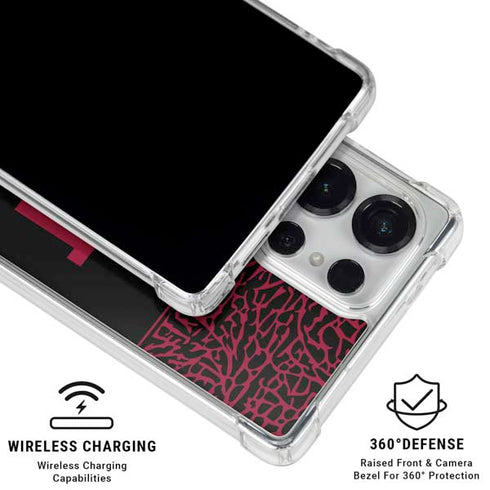 NBA Miami Heat Elephant Print Galaxy S26 Ultra Clear Case