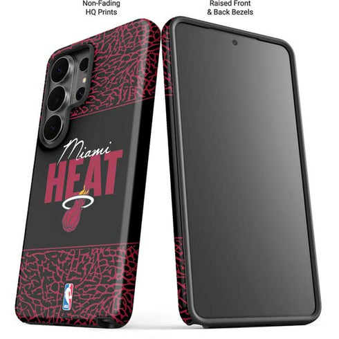 NBA Miami Heat Elephant Print Galaxy S26 Ultra Impact Case